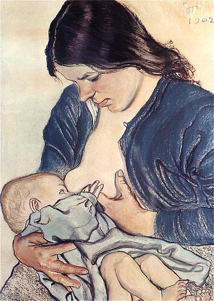 Stanislaw Wyspianski Motherhood, oil painting picture
